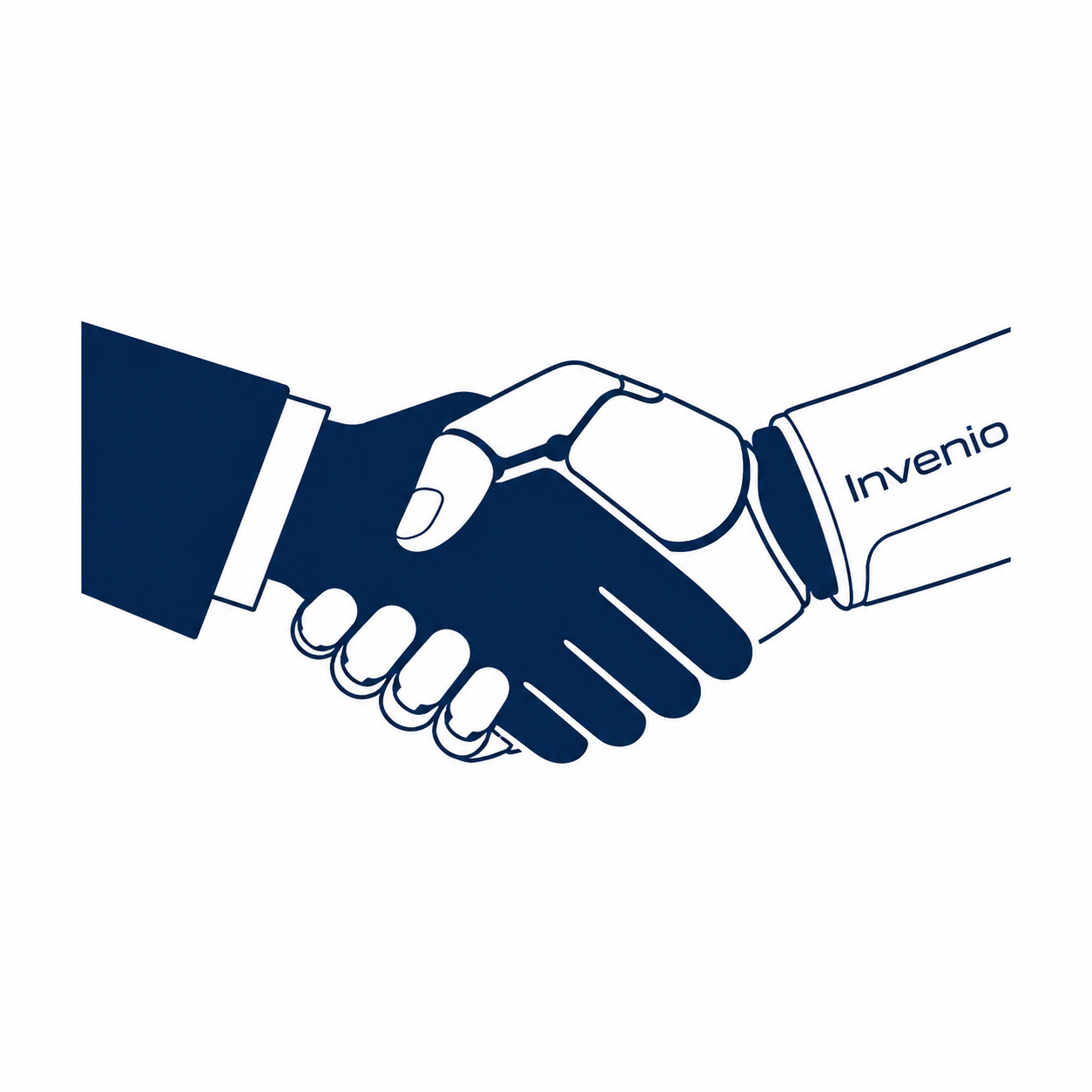INVENIO AI Solutions handshake logo